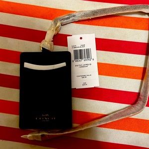 New with tags Coach Lanyard ID holder Final Price